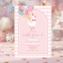 Search for goose birthday invitations Cute