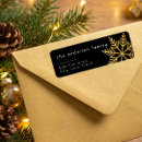 Search for black gold return address labels Glitter