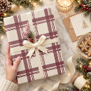 Search for burgundy christmas wrapping paper Vintage