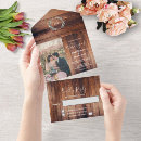 Search for fall leaves wedding invitations Wood