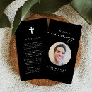Search for catholic funeral prayer cards Cross