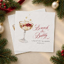 Search for brunch and bubbly napkins Champagne bridal shower