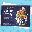 Search for animated invitations Looney tunes party