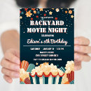Search for backyard movie night birthday invitations Cinema