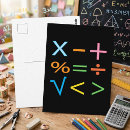 Search for math symbol postcards Student