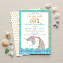 Search for rainbow mermaid invitations Girls