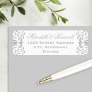 Search for damask glitter return address labels Elegant