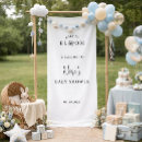Search for fabric welcome signs Baby shower