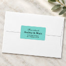 Search for romantic script return address labels Bride