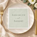 Search for pale green napkins Script