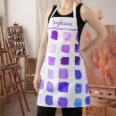 Search for purple aprons Watercolor