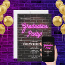 Search for neon graduation invitations Teen