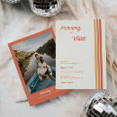 Search for stripe wedding invitations 70s