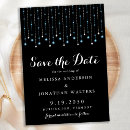 Search for silver wedding save the dates Black