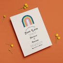 Search for hippie wedding invitations Rainbow
