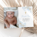 Search for christening thank you cards Gold cross