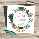 Search for fishing 50th birthday invitations Modern