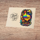 Search for cartoon thank you cards colourful