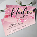 Search for pink and gold nail business cards Nails