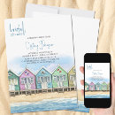 Search for ocean bridal shower invitations Watercolor