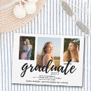 Search for black and white graduation invitations Modern graduation party