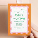 Search for retro dinner party invitations Colourful