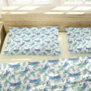 Search for blue floral pillowcases Watercolor