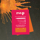 Search for 60s rsvp cards Bold typography