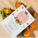 Search for fall baby girl shower invitations Orange