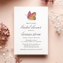 Search for butterfly bridal shower invitations Calligraphy