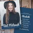 Search for girl bar bat mitzvah invitations Simple