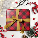 Search for red and black buffalo plaid wrapping paper Chequered