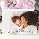 Search for first mothers day cards Mother and baby
