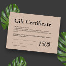 Search for business gift certificates Modern