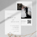 Search for minimalist photo wedding invitations Simple