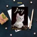 Search for pet christmas postcards Joy
