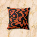 Search for orange and brown cushions Black