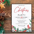 Search for red berries christmas invitations Mistletoe