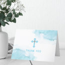 Search for boy baptism thank you cards Blue