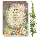 Search for fox baby girl shower invitations Forest animals