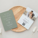 Search for budget wedding invitations Qr code