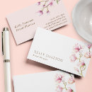 Search for magnolia business cards Blush pink