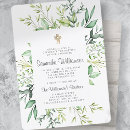 Search for rustic christening invitations Foliage