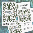 Search for fly fishing business cards Salmon