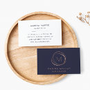 Search for navy and rose gold business cards Elegant