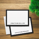 Search for minimalist note cards Black and white