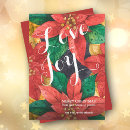 Search for poinsettia christmas cards Red