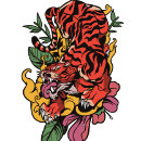 Search for japanese floral tshirts Cat