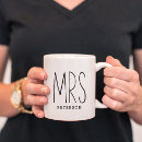 Search for couples shower mugs Modern calligraphy