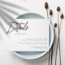 Search for direction wedding enclosure cards Simple